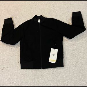 Black Lululemon Non-Stop Bomber Jacket